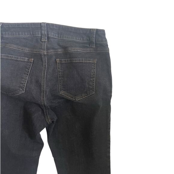 CAbI Women Jeans 8 Black Skinny Leg Stretch Streetwear Y2K Sustainable Denim - Picture 11 of 14